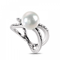 Ringe Morellato Dame Twist in Stahl Perla SLW07020-12 - SLW07020-12